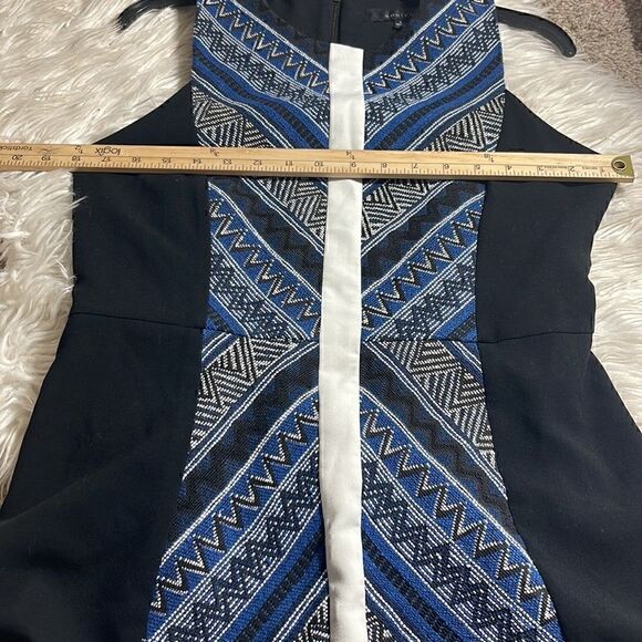 Adelyn Rae Dress Womens Size large sheath cotton Blend Sleeveless embroidered - Picture 8 of 13